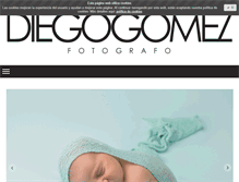 Tablet Screenshot of diegogomezfotografo.com